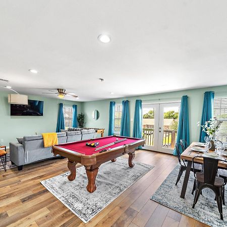 Nr Beach Pier Oasis Game Tables Yard Bbq Galveston Eksteriør billede